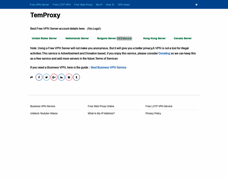 Temproxy.com thumbnail