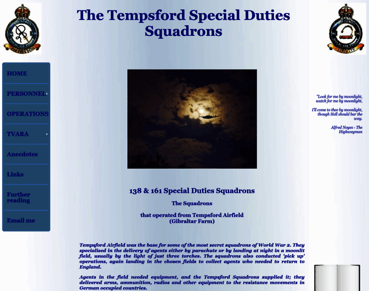 Tempsford-squadrons.info thumbnail