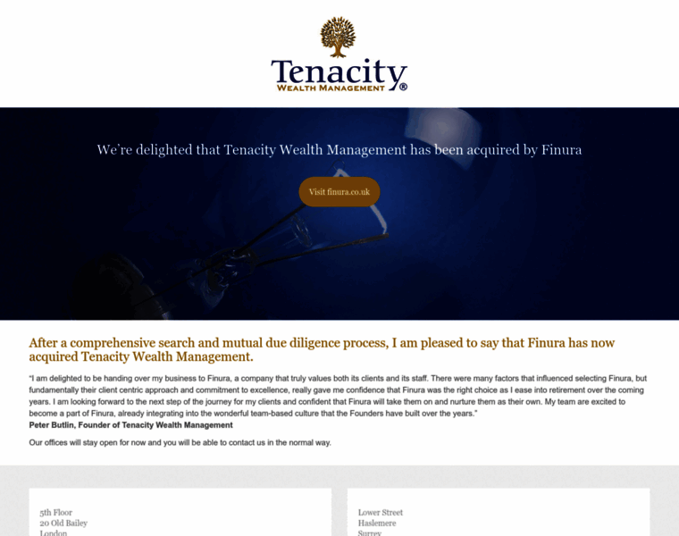 Tenacitywealth.com thumbnail