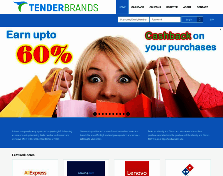 Tenderbrands.com thumbnail