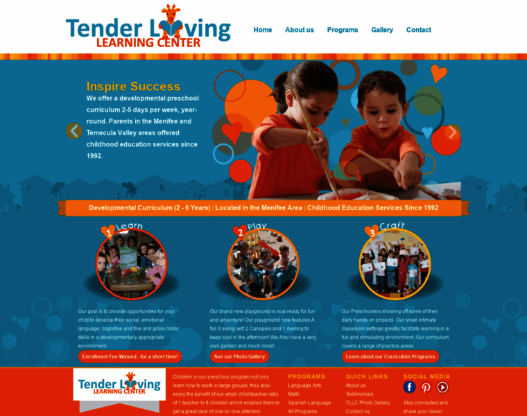 Tenderlovinglearningcenter.com thumbnail