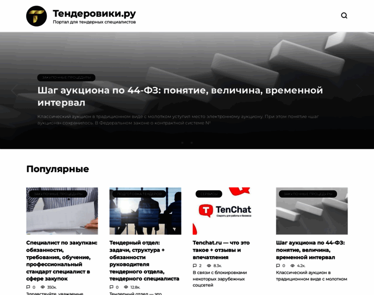 Tenderoviki.ru thumbnail