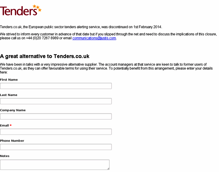 Tenders.co.uk thumbnail