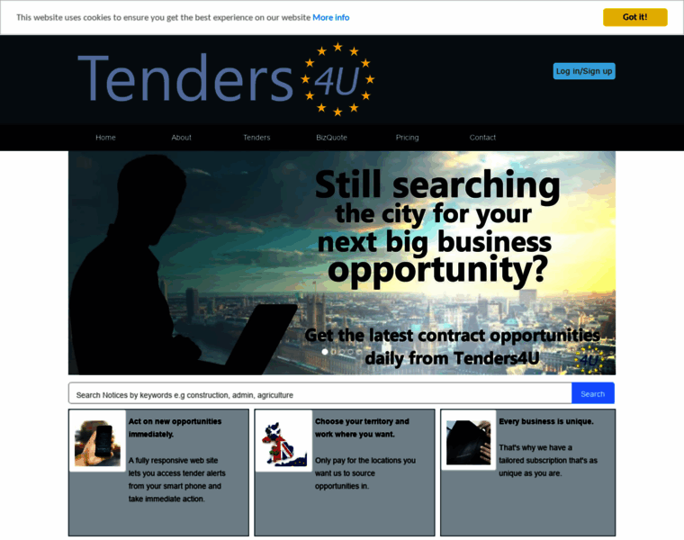 Tenders4u.co.uk thumbnail