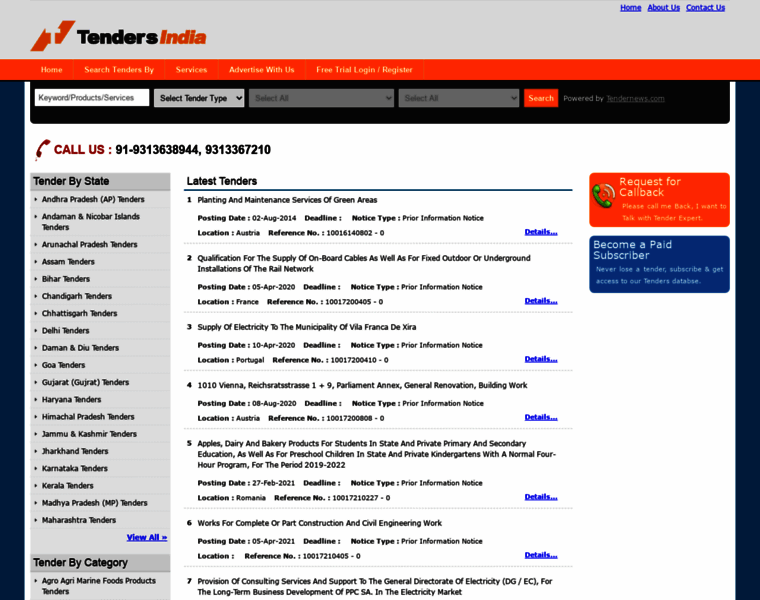 Tendersindia.info thumbnail