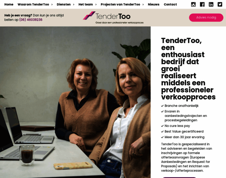 Tendertoo.nl thumbnail
