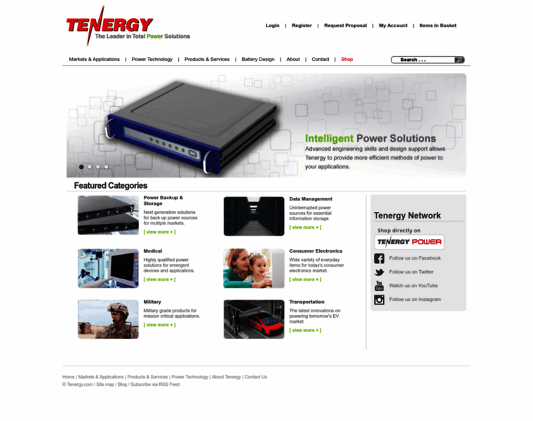 Tenergy.com thumbnail