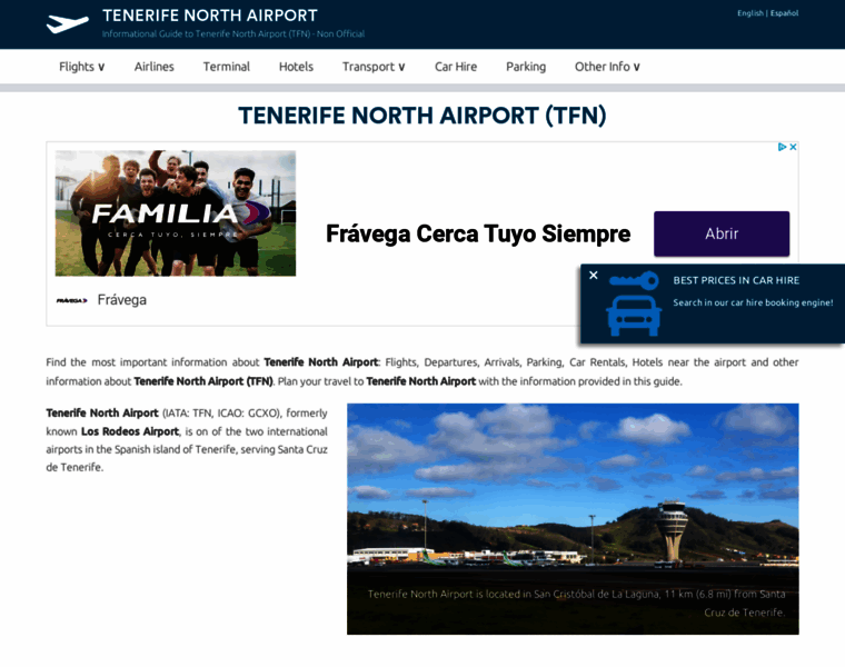 Tenerife-north-airport.com thumbnail