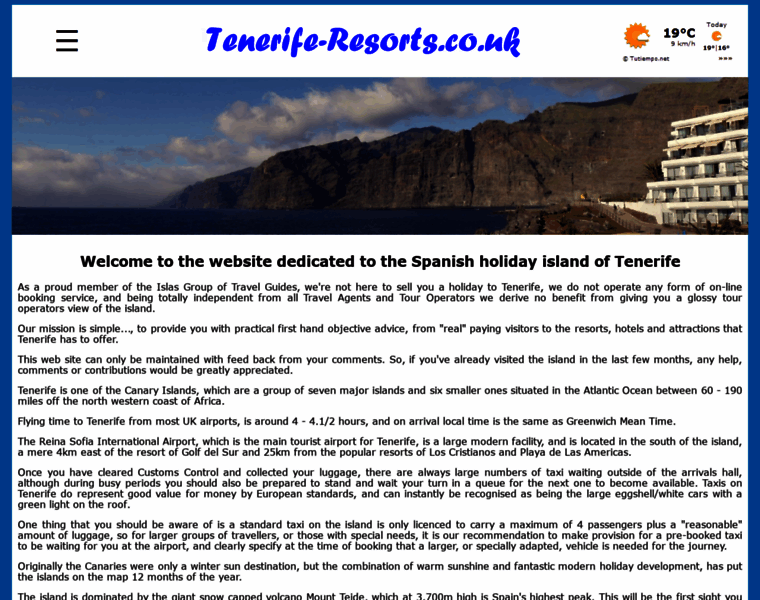 Tenerife-resorts.co.uk thumbnail