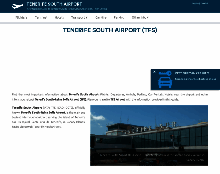 Tenerife-south-airport.com thumbnail