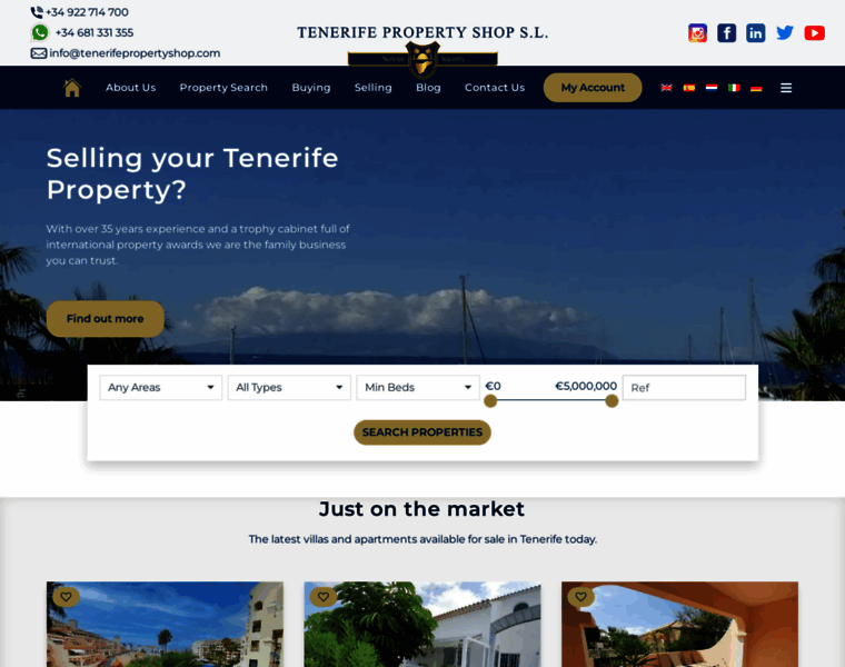 Tenerifepropertyshop.com thumbnail