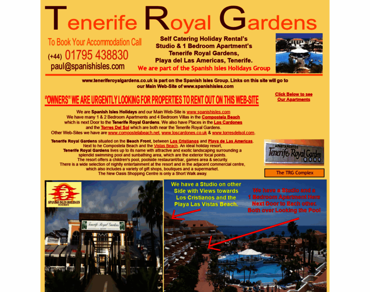 Teneriferoyalgardens.co.uk thumbnail