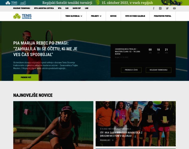 Tenis-slovenija.si thumbnail