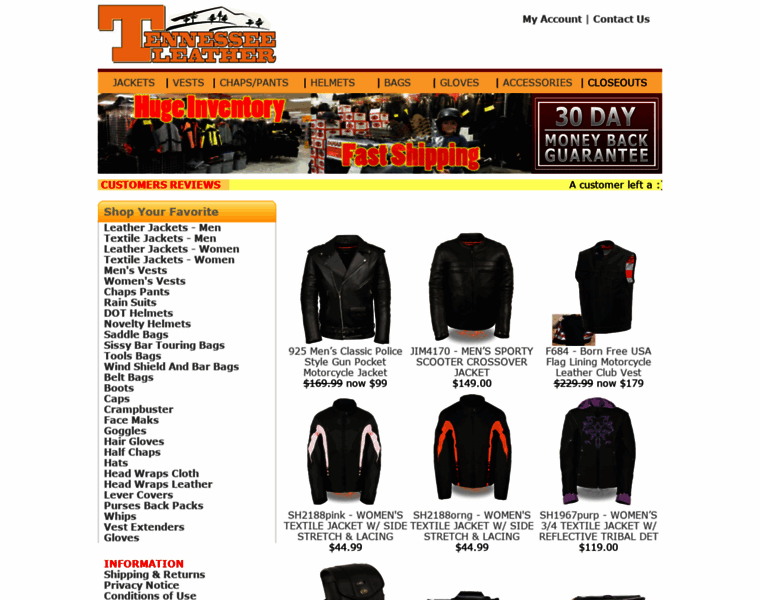 Tenleather.com thumbnail