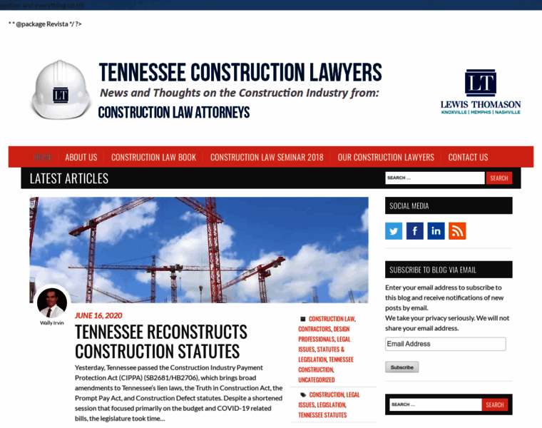 Tennesseeconstructionlawyers.com thumbnail