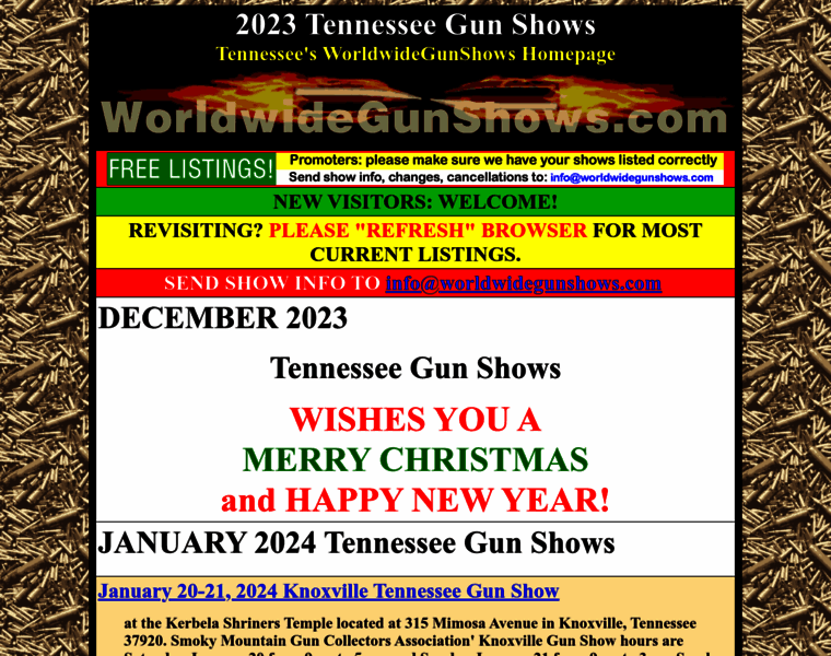 Tennesseegunshows.com thumbnail