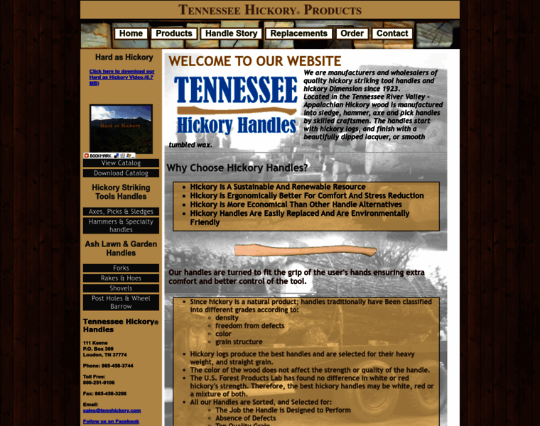 Tennesseehickoryproducts.com thumbnail