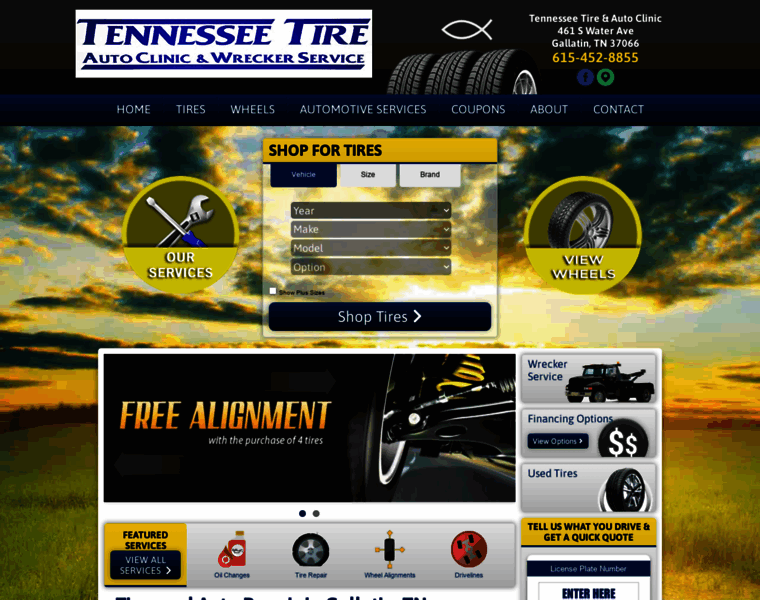 Tennesseetireandautoclinic.com thumbnail