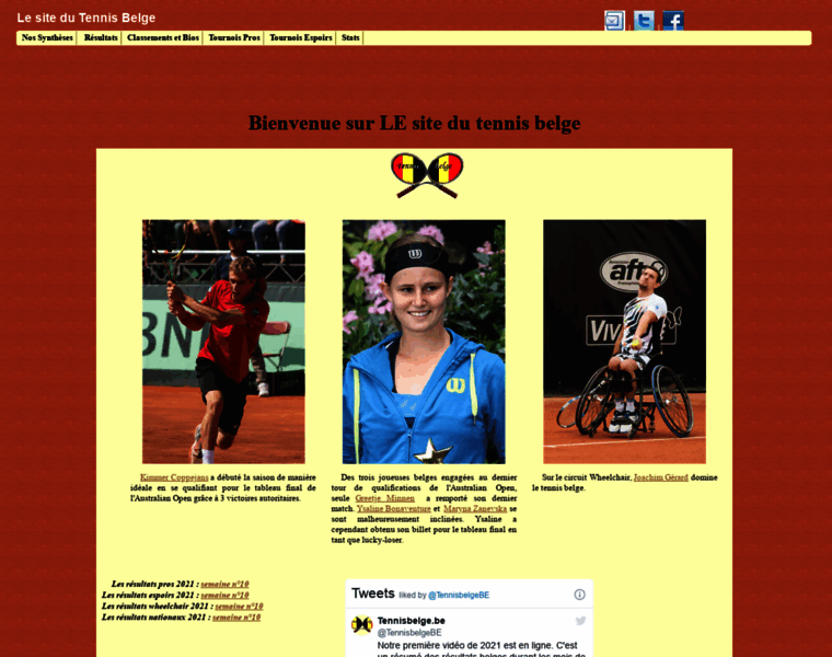 Tennis-belge.be thumbnail