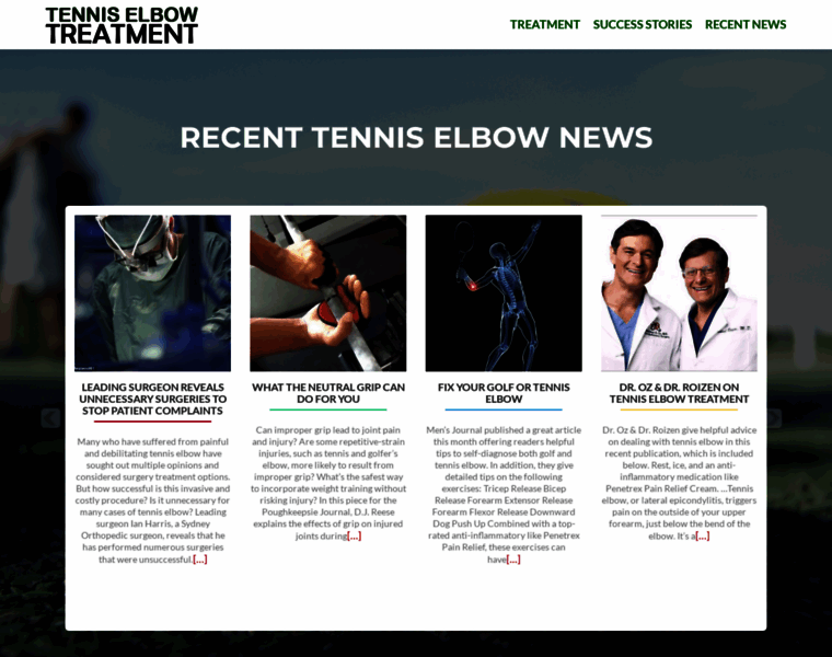 Tennis-elbow.net thumbnail