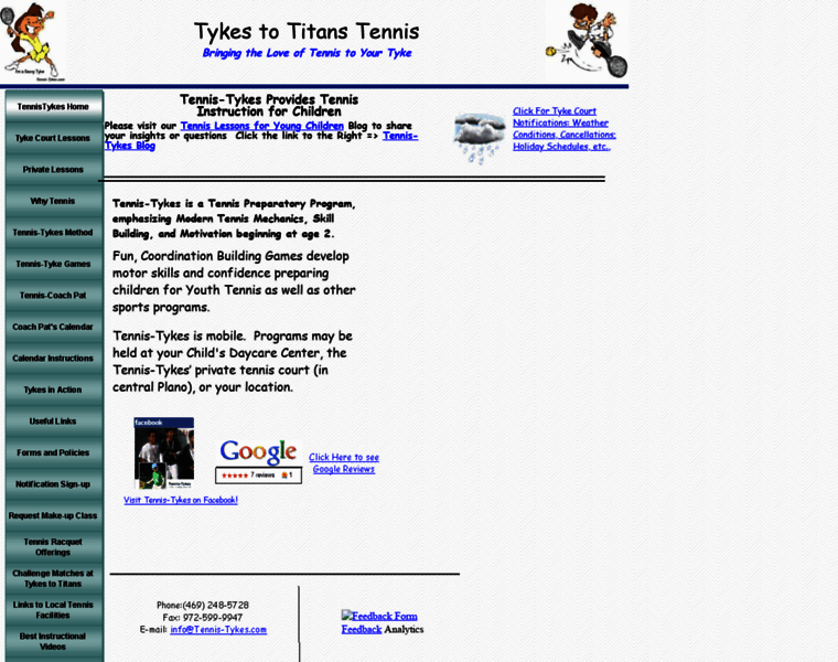 Tennis-tykes.com thumbnail