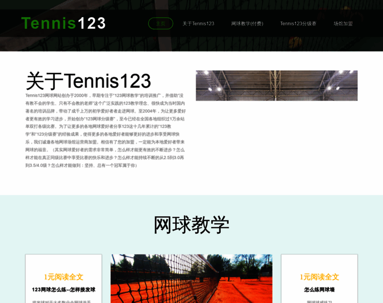 Tennis123.com thumbnail