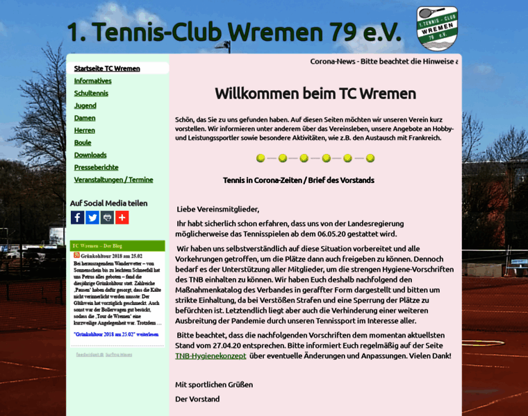 Tennisclub-wremen.de thumbnail