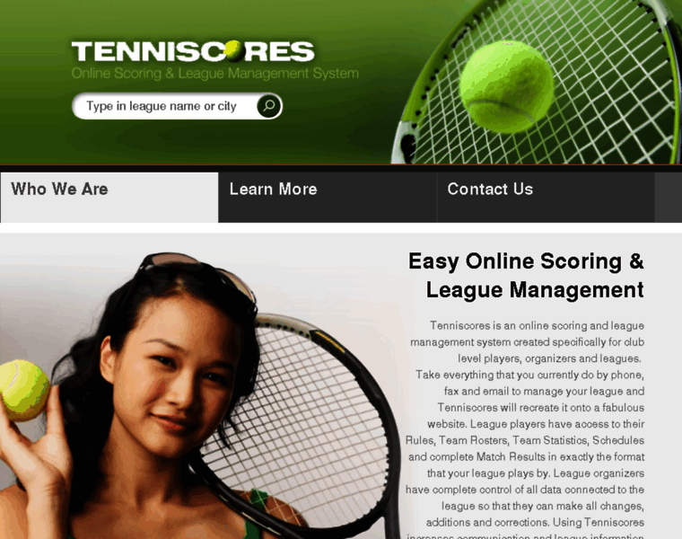 Tenniscores.com thumbnail