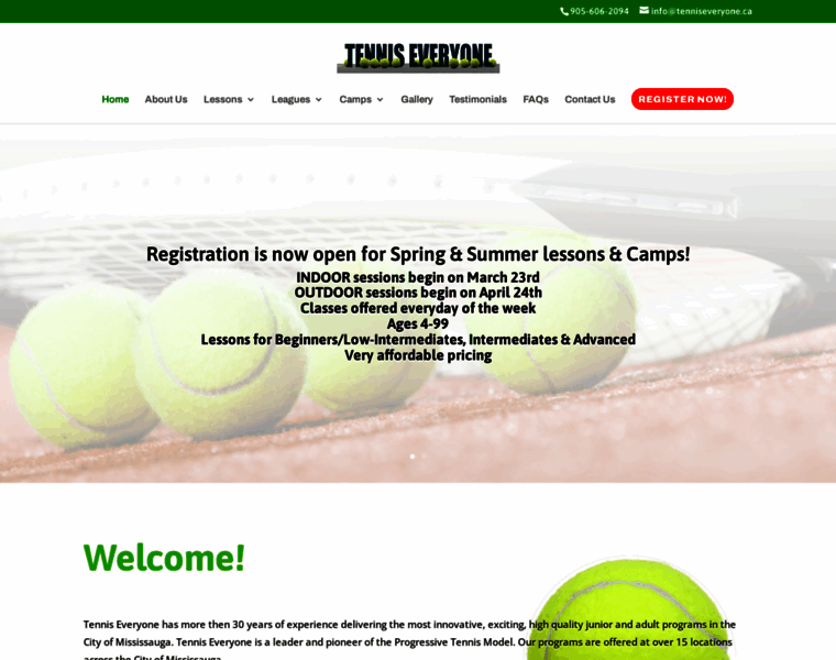 Tenniseveryone.ca thumbnail