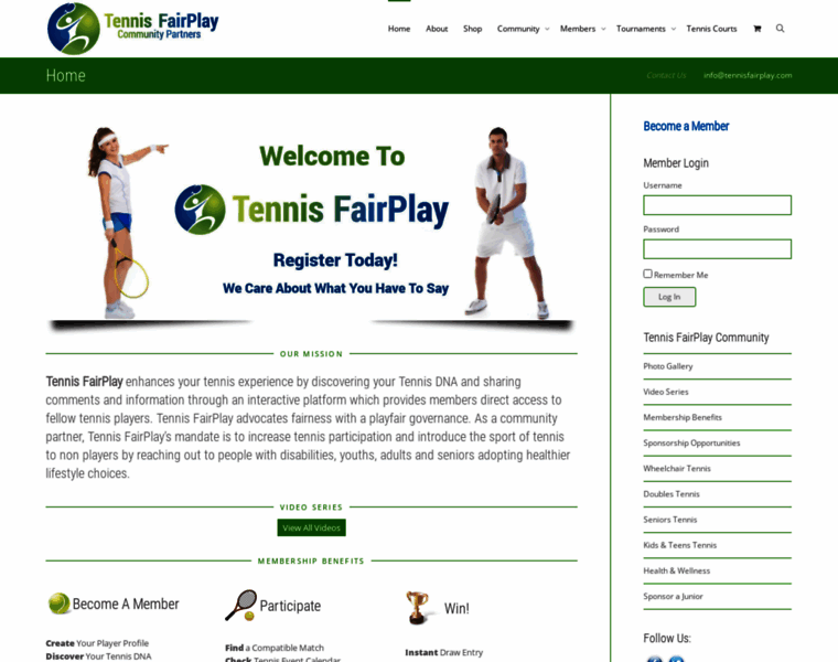 Tennisfairplay.com thumbnail
