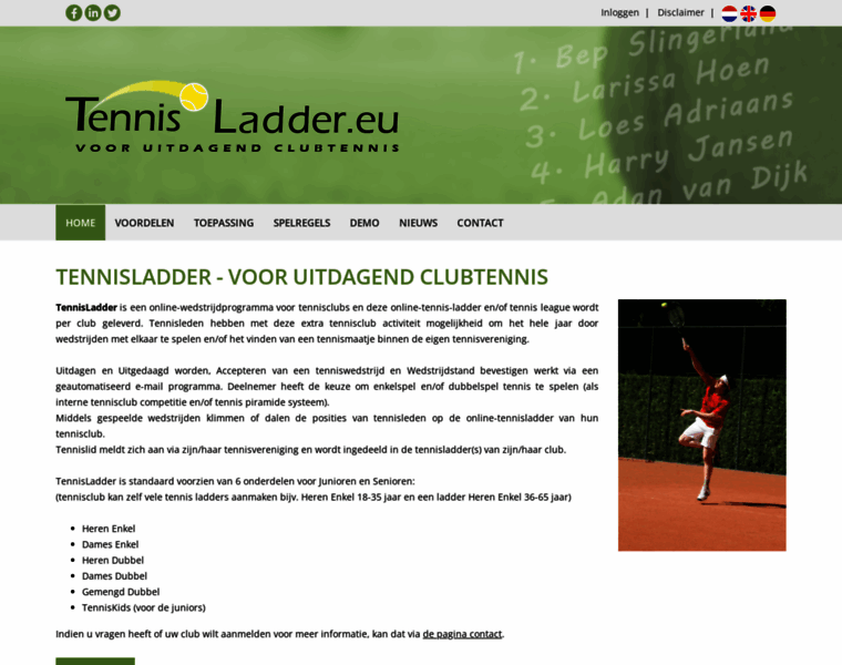 Tennisladder.eu thumbnail