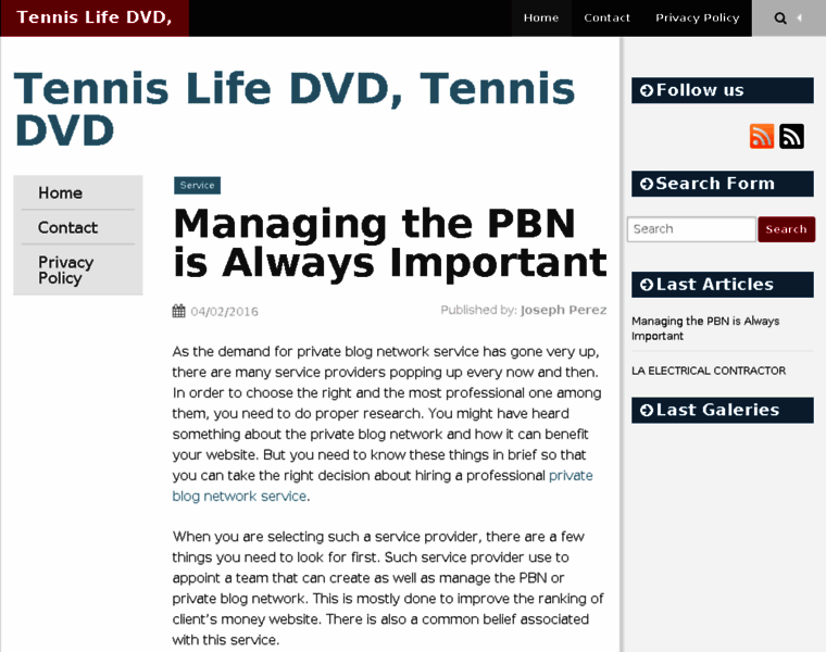 Tennislifedvd.org thumbnail