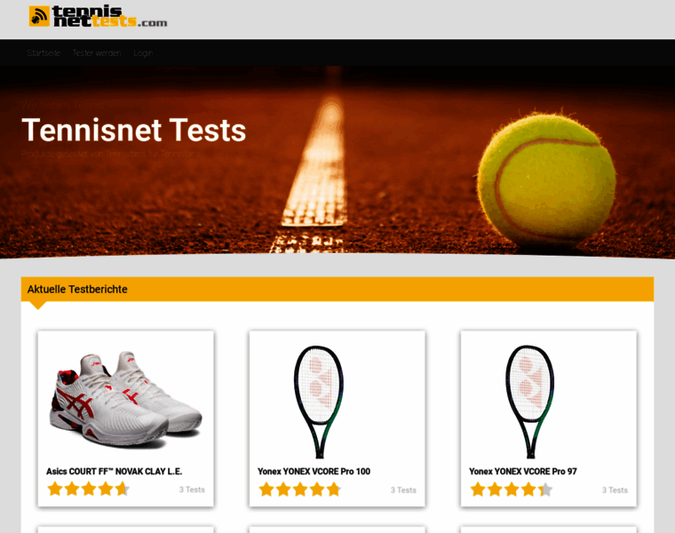 Tennisnettests.com thumbnail