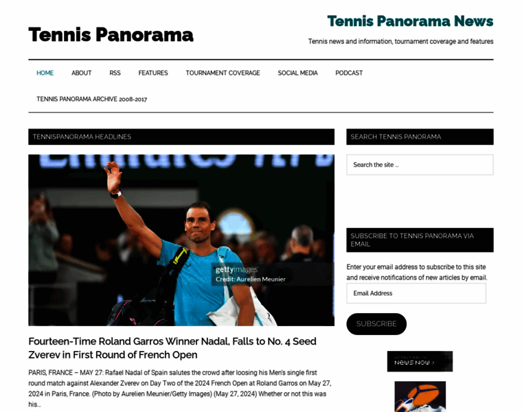 Tennispanorama.com thumbnail