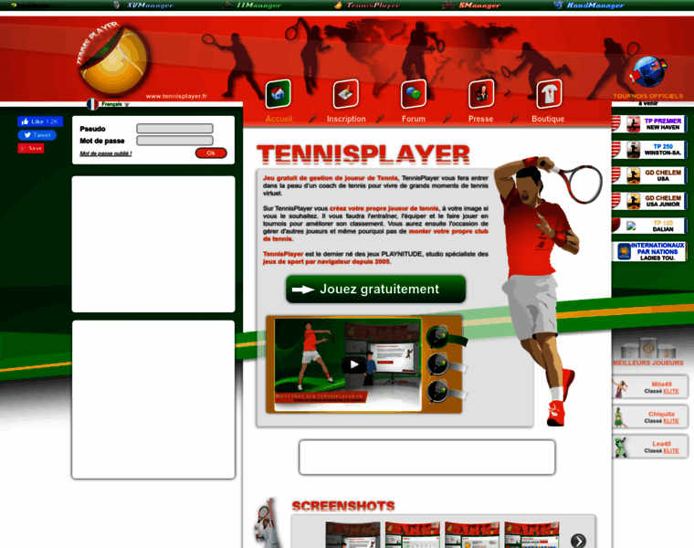 Tennisplayer.fr thumbnail