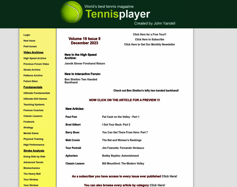 Tennisplayer.net thumbnail