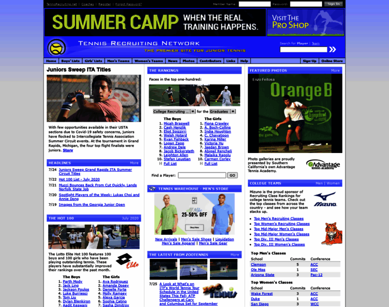 Tennisrecruiting.com thumbnail