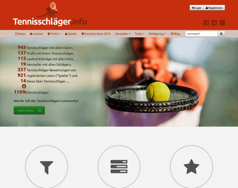 Tennisschlaeger.info thumbnail