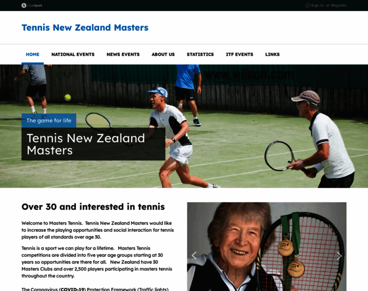 Tennisseniors.kiwi thumbnail