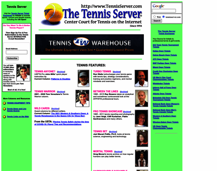 Tennisserver.com thumbnail