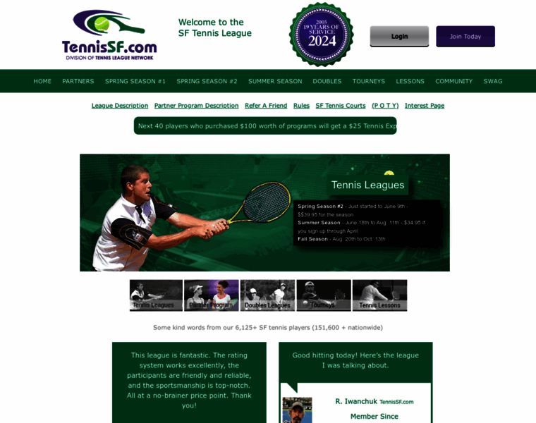 Tennissf.com thumbnail
