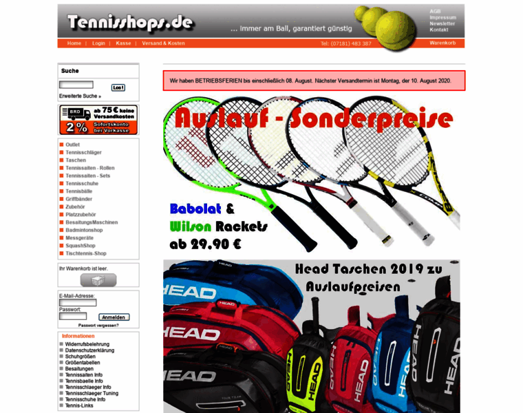 Tennisshops.de thumbnail