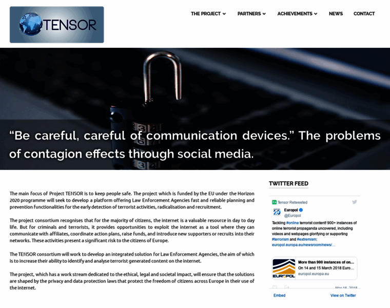 Tensor-project.eu thumbnail Tensor-project.eu thumbnail