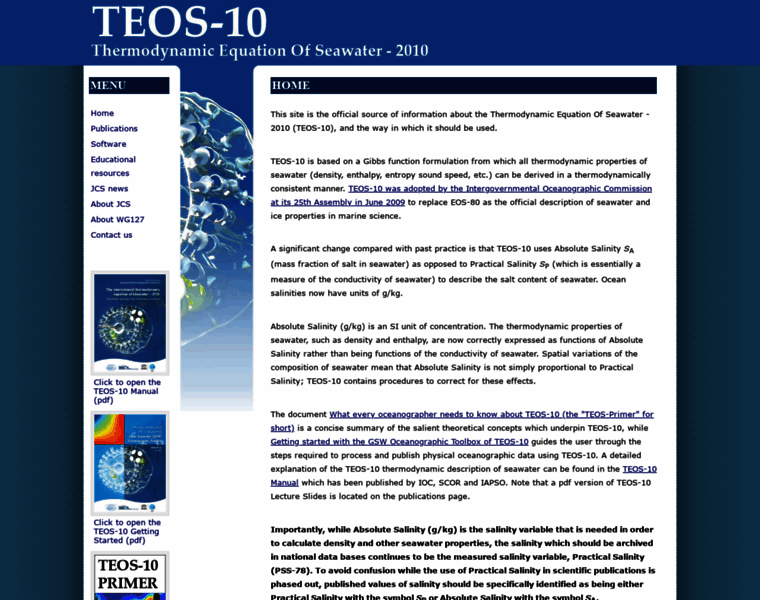 Teos-10.org thumbnail