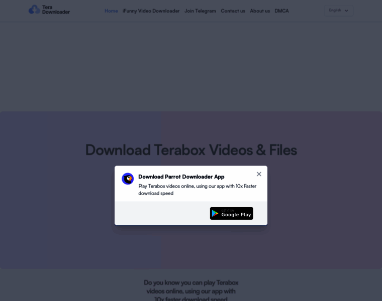 Teradownloader.com thumbnail