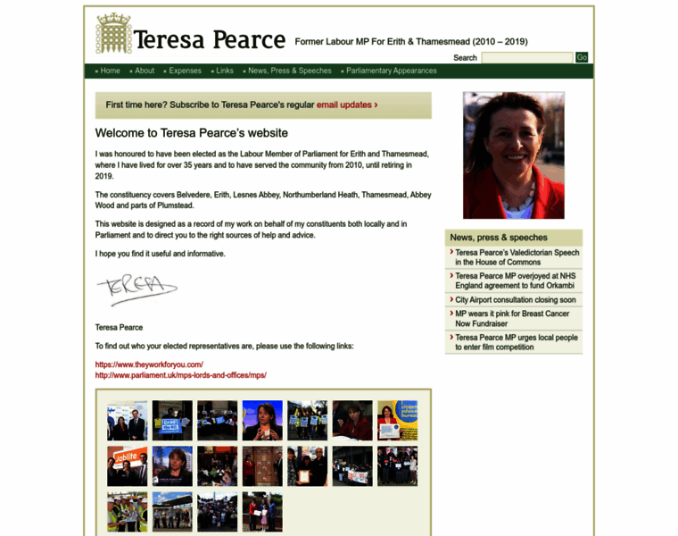 Teresapearce.org.uk thumbnail
