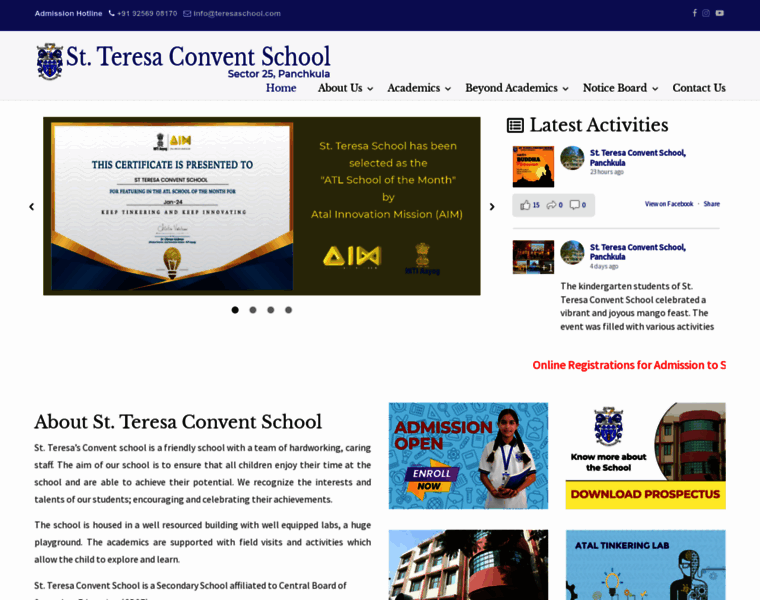 Teresaschool.com thumbnail