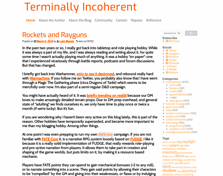 Terminally-incoherent.com thumbnail Terminally-incoherent.com thumbnail