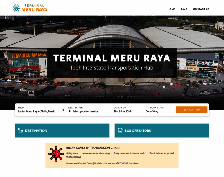 terminalmeruraya.my at WI. Terminal Meru Raya | Ipoh Bus Terminal ...