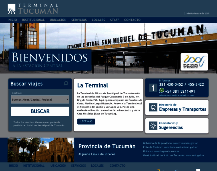 Terminaltuc.com thumbnail